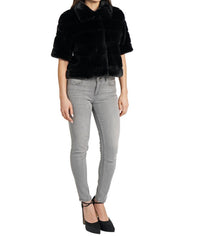 Love Token - Lester Faux Fur Shrug