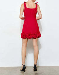 Ina Fashion - Rosette Trimmed Mini Dress