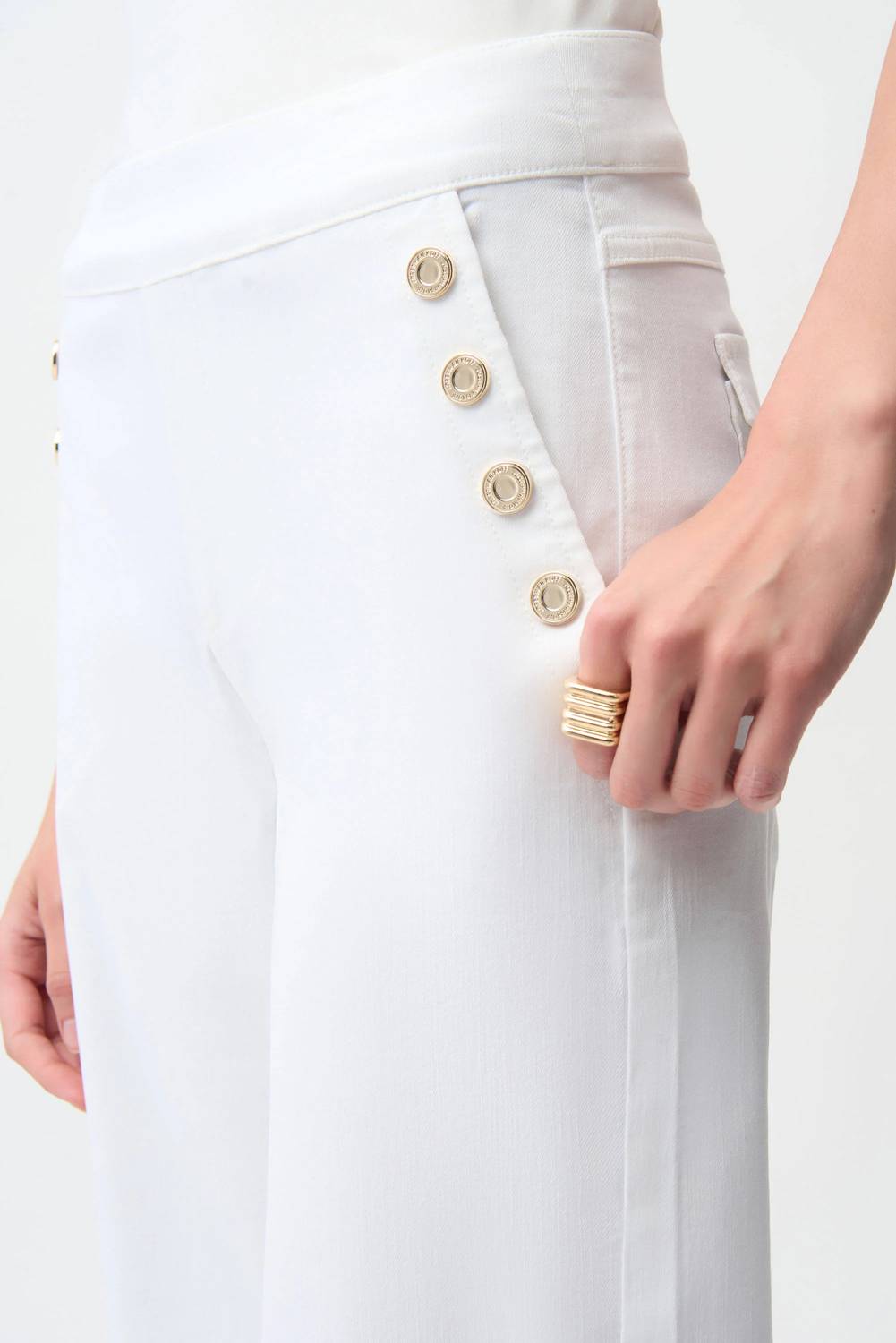 Joseph Ribkoff - Wide Leg Pull On Jeans