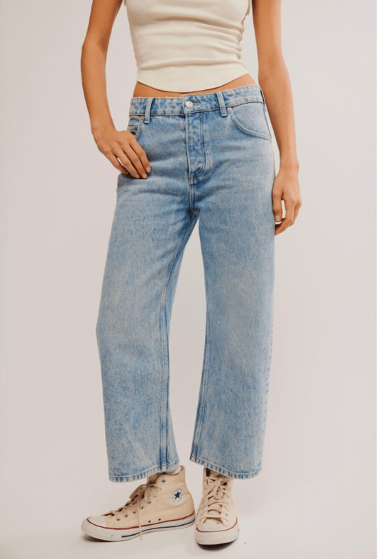 Free People - Deep Trance Dropped Bf Jeans