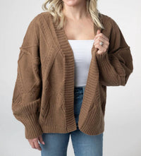 Michelle Mae - Willow Open-front Beauty Drapes Cardigan