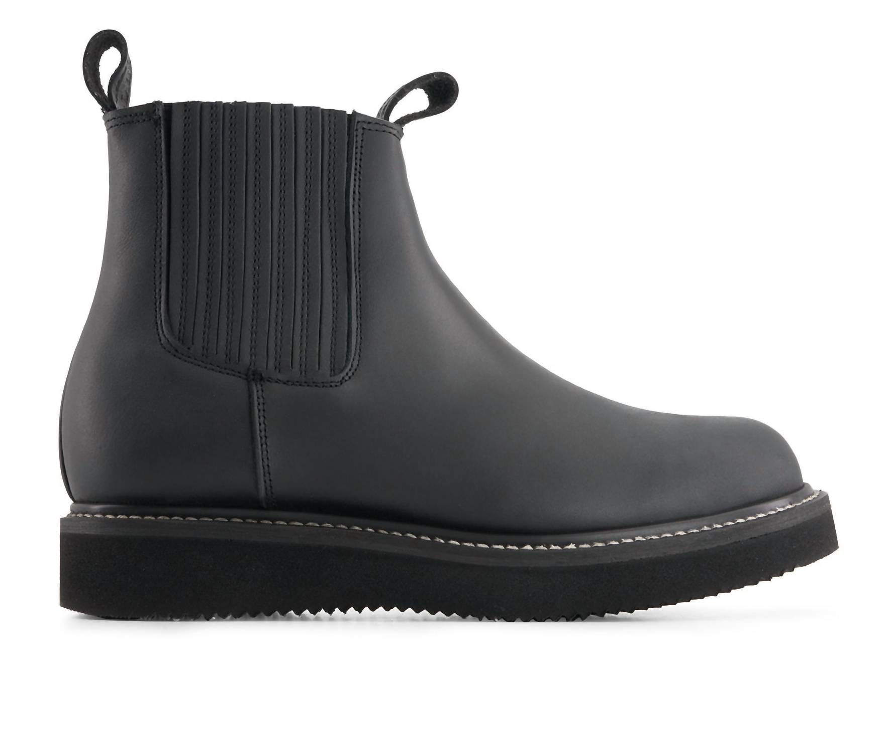 Forastero - Men's Leather Chelsea Boots With Elastic Shaft