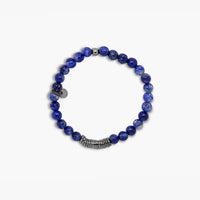 Tateossian Women's Classic Discs Bracelet in blue - women's jewelry - detail view