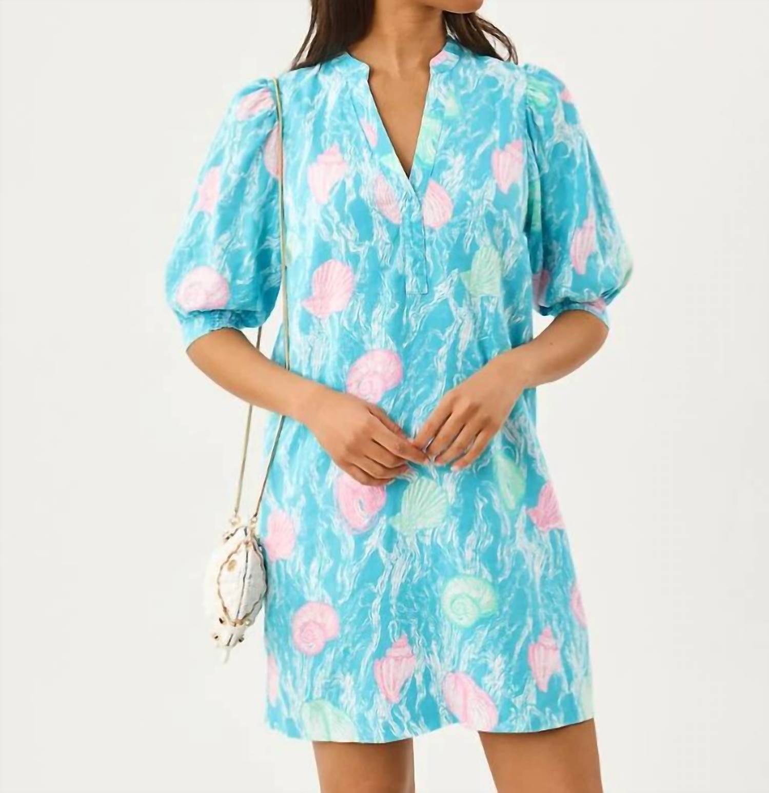 Lilly Pulitzer - MIALEIGH ELBOW SLEEVE LINEN DRESS