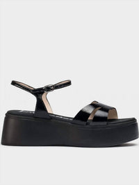 Wonders - Women's Leather Platform Shoes