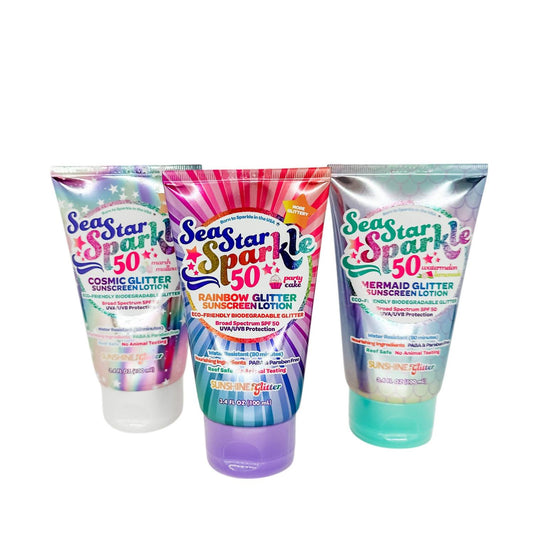 Sunshine & Glitter - Womne's Sunscreen Trio