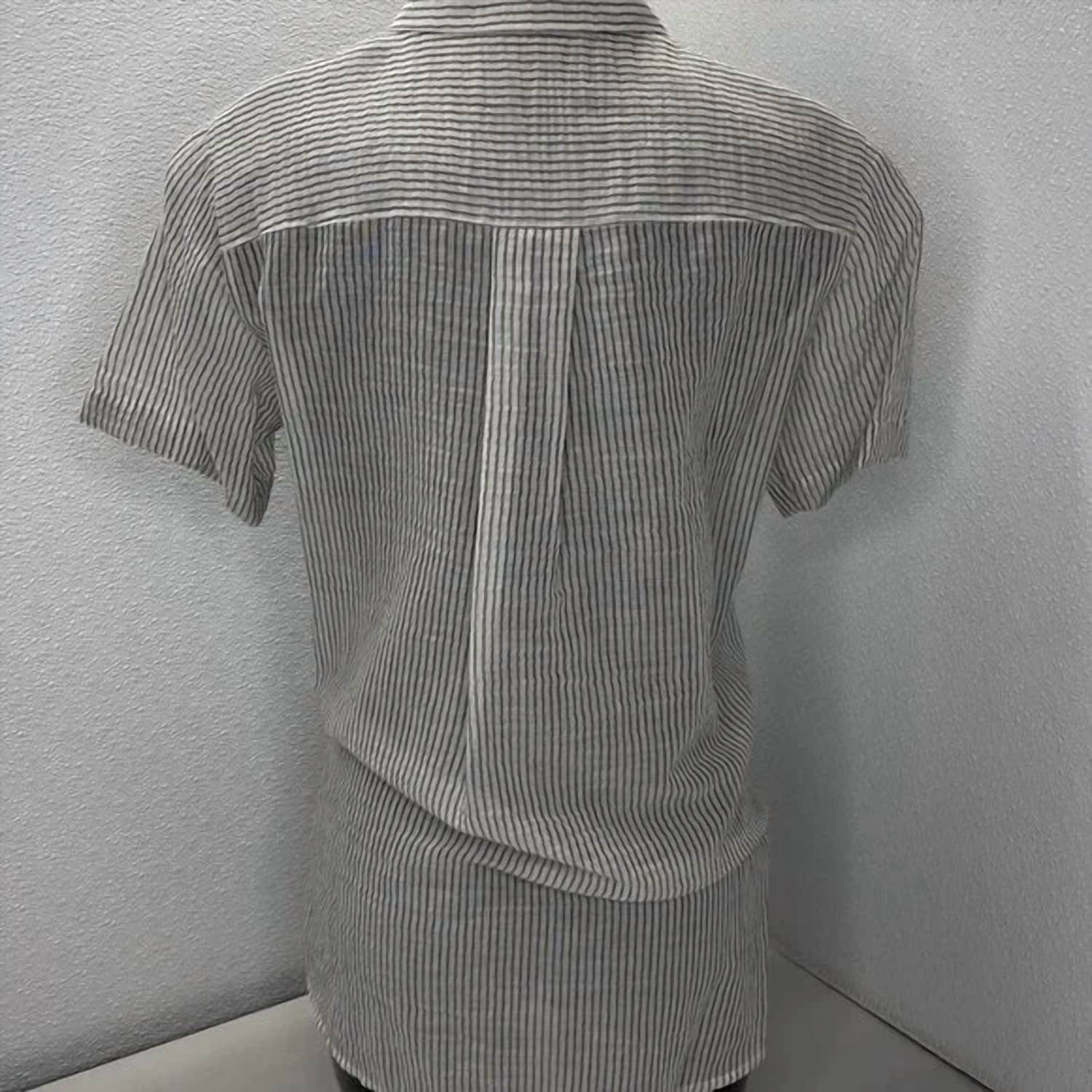 Theory - Women's Hekanina Striped Button-up Shirt