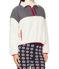 The Great. - Plush Terrain Half Zip Jacket