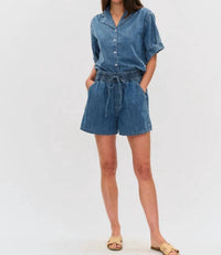 Six/Fifty - Emma Denim Elastic Waist Short