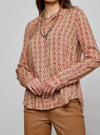 L'Agence - Holly Button Down Blouse