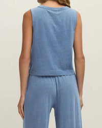Z Supply - Sloane V-neck Jersey Denim Top