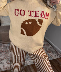 Sunday Edition - Go Team Football Graphic Sweater