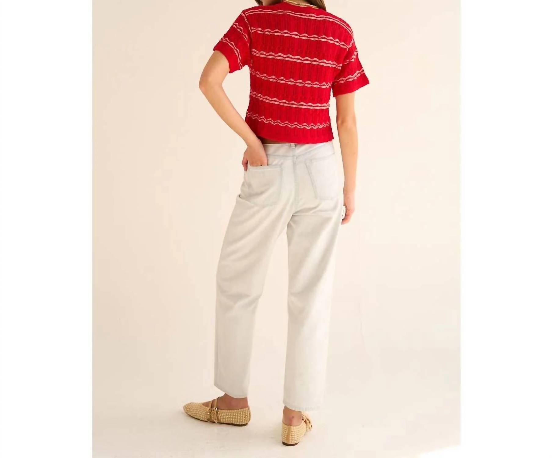 The Greii - Knit Short Sleeve Top