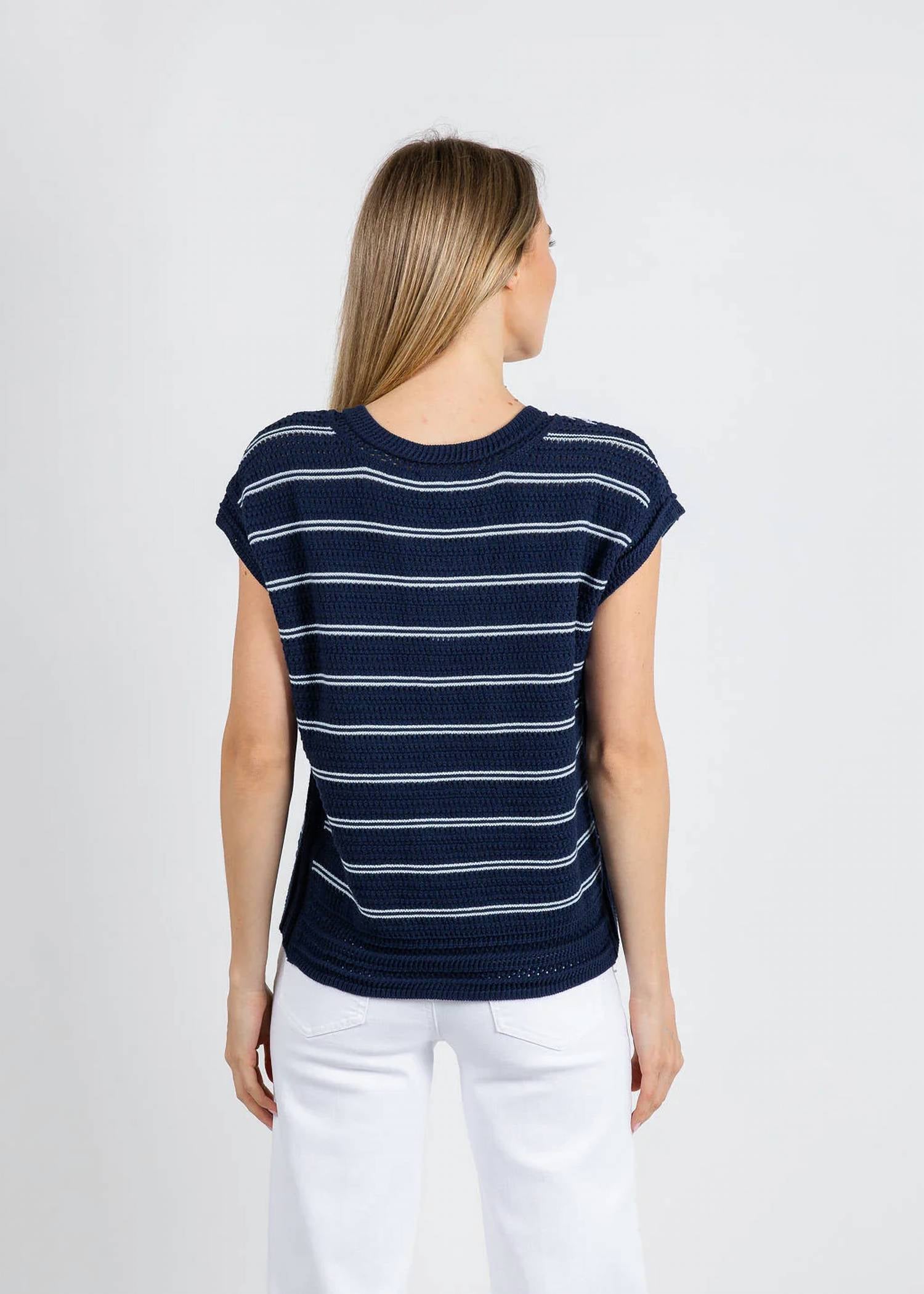 Melissa Nepton - Teresa Split V-neck Sweater