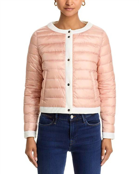 Herno - Matte Trim Quilted Short Jacket
