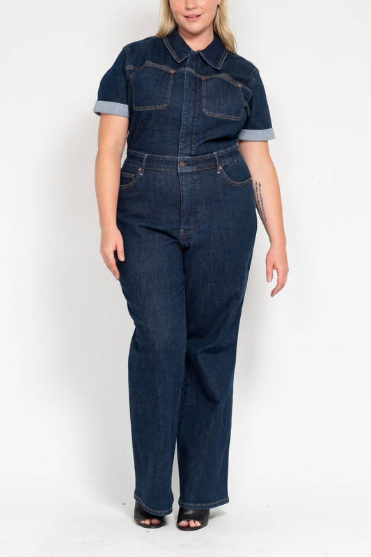 Judy Blue - High Waist Tummy Control Straight Jeans Jumpsuit