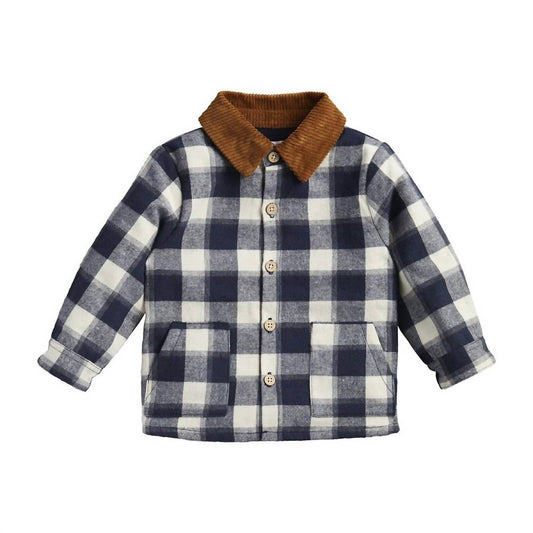 Boy's Check Shacket