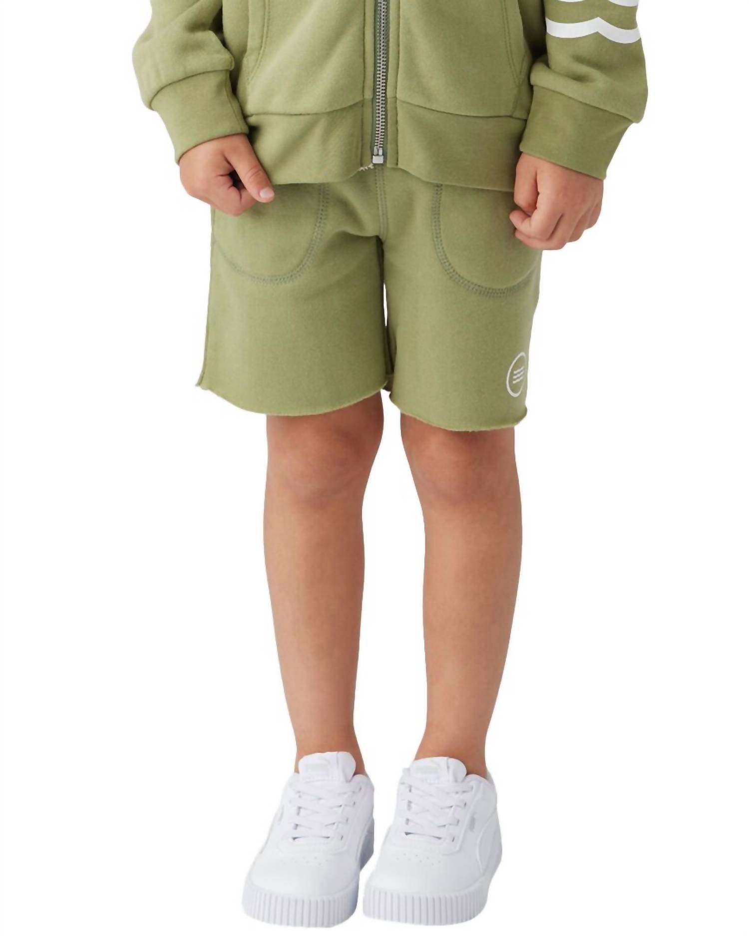SOL ANGELES Essential Waves Short in green - kids' shorts