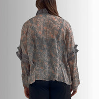 Jaded Gypsy - Chiffon Studded Detail Cardigan