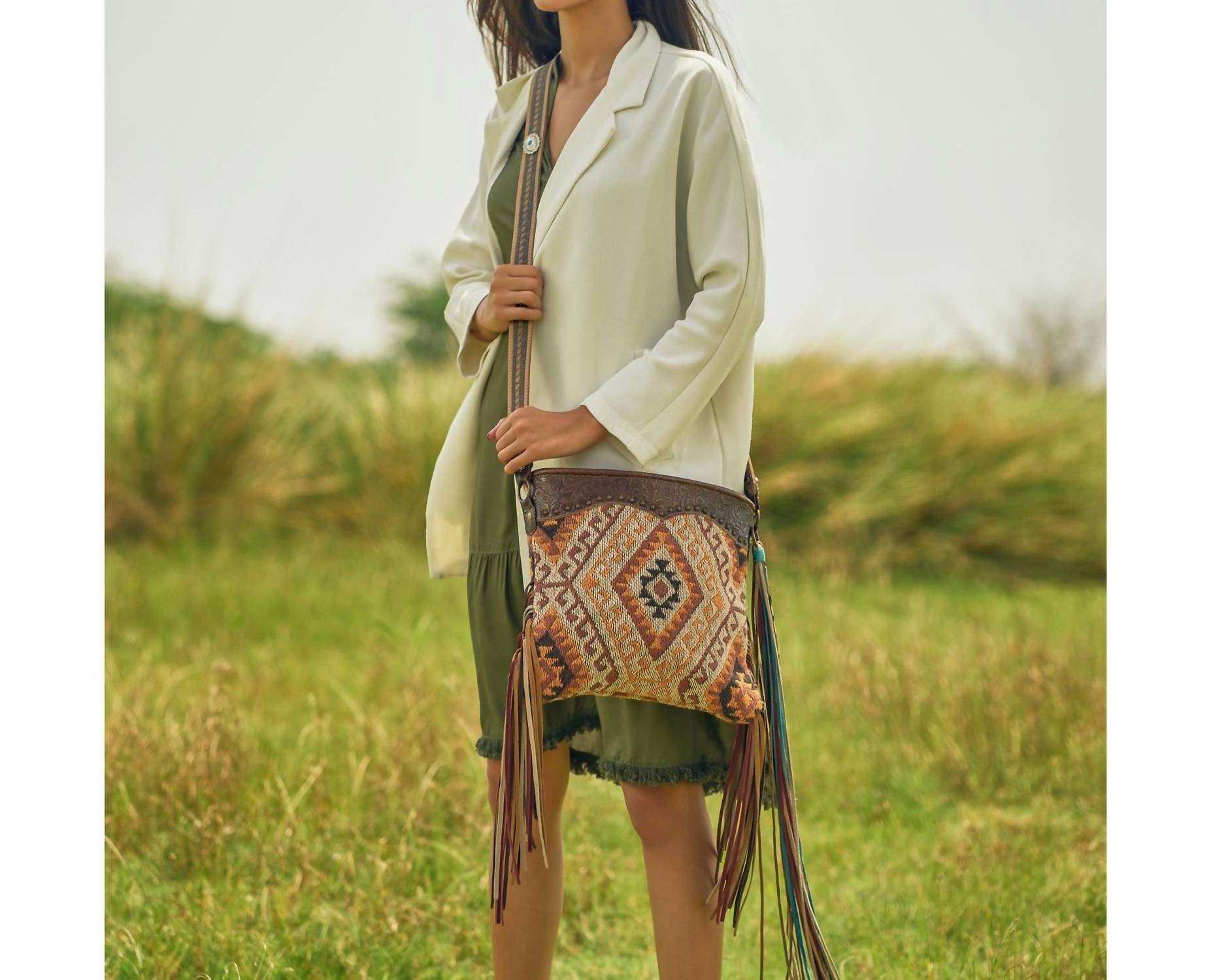 Myra Bags - Women's Psychedelic Tones Shoulder Bag