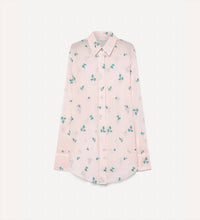 Forte Forte - Women's Petites Fleurs Embroidery Voile Oversized Shirt