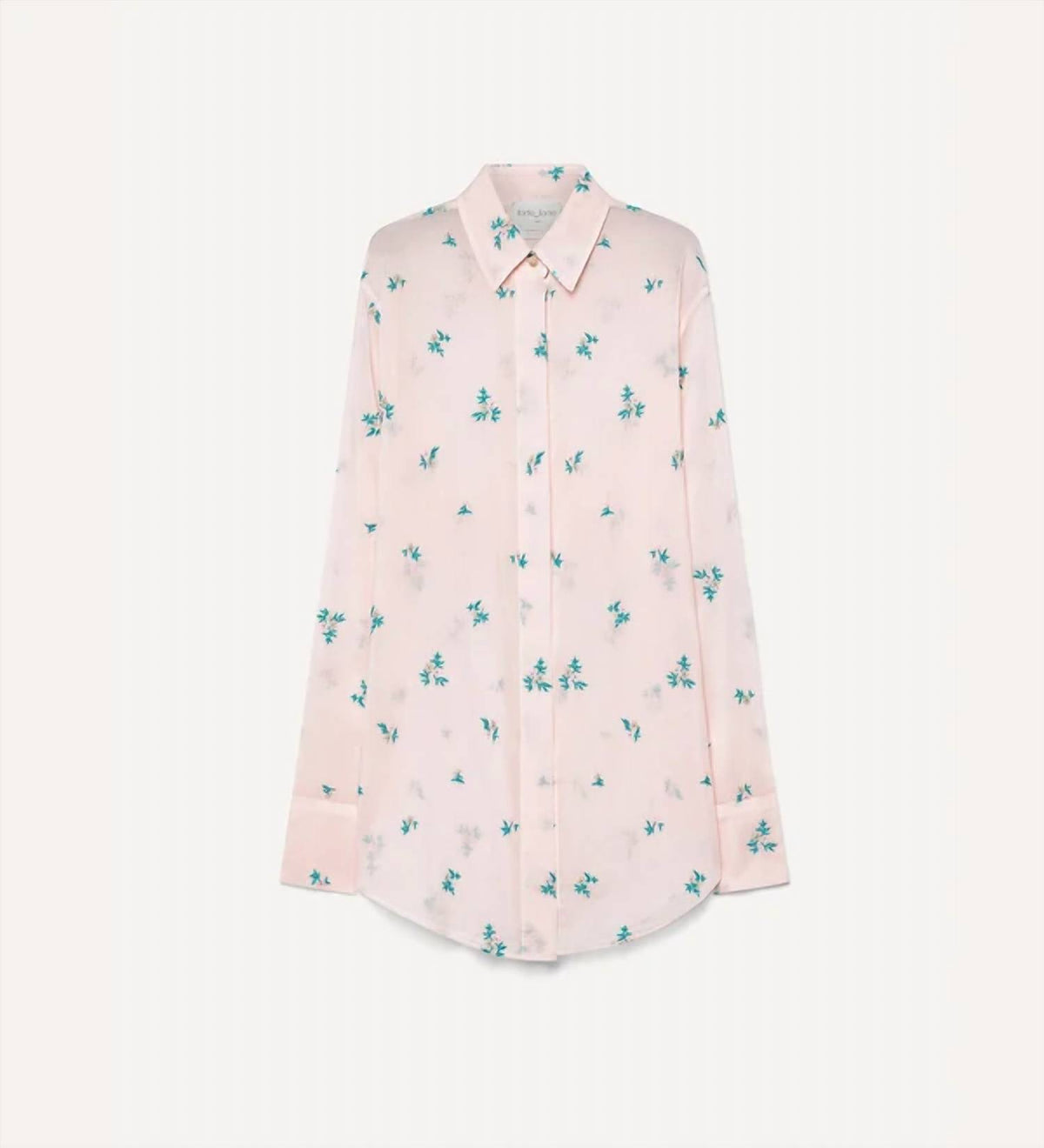 Forte Forte - Women's Petites Fleurs Embroidery Voile Oversized Shirt