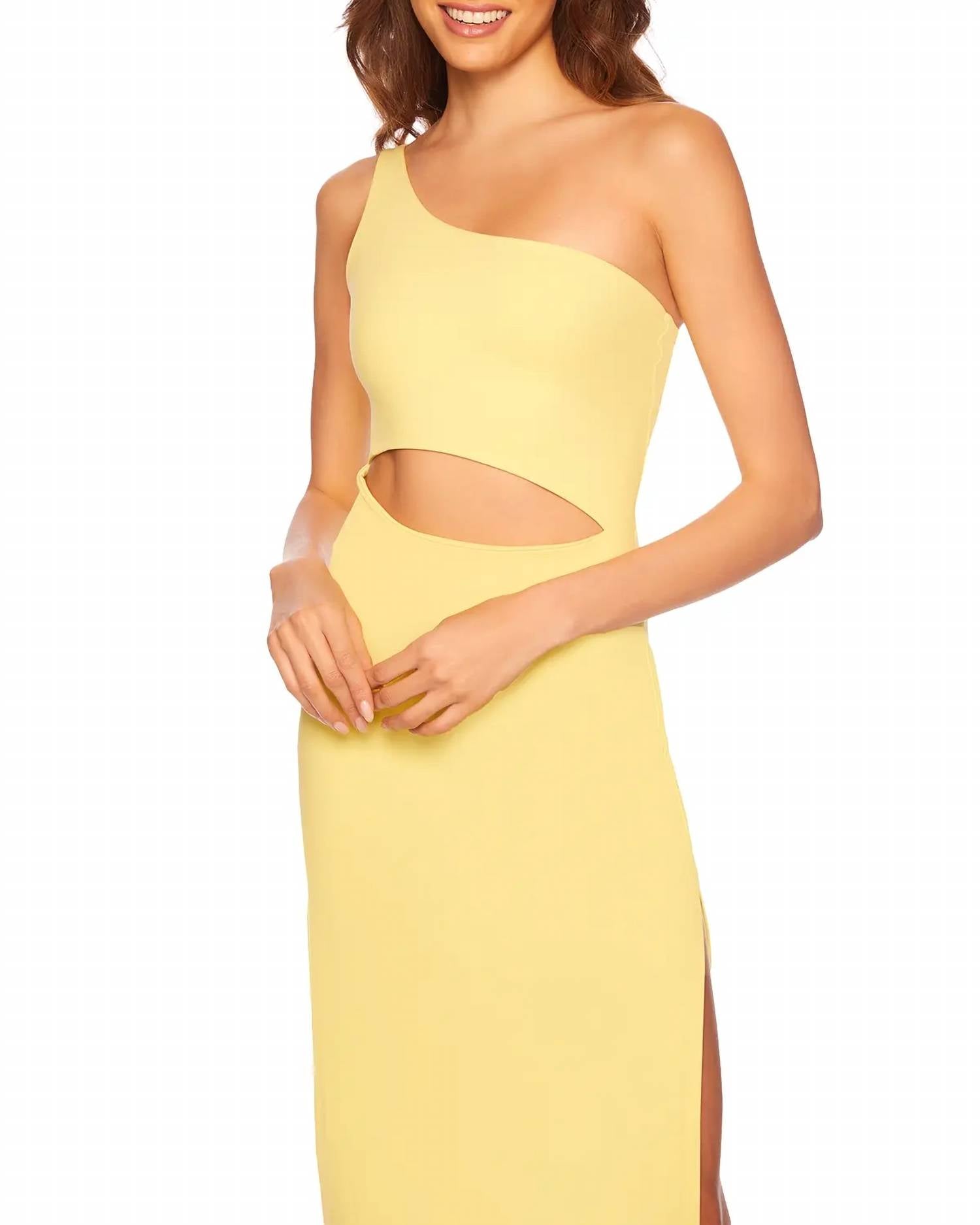 Susana Monaco - One Shoulder Cut Out Maxi Dress