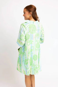 Karlie - Seashell Stripe Shirt Mini Dress
