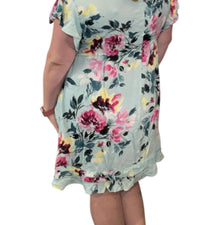 White Birch - Floral Pintuck Dress