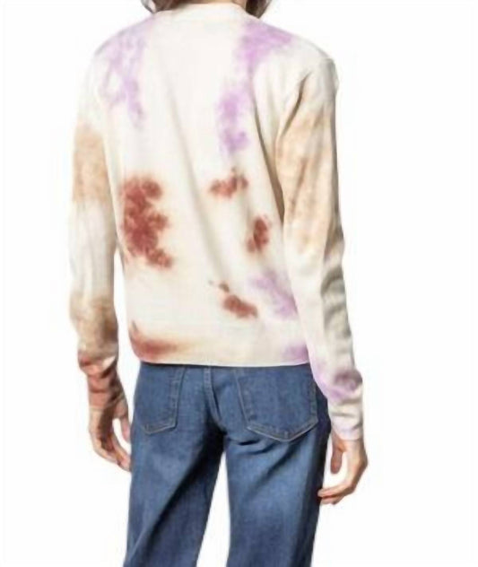 Lilla P - Tie Dyed Cardigan Sweater
