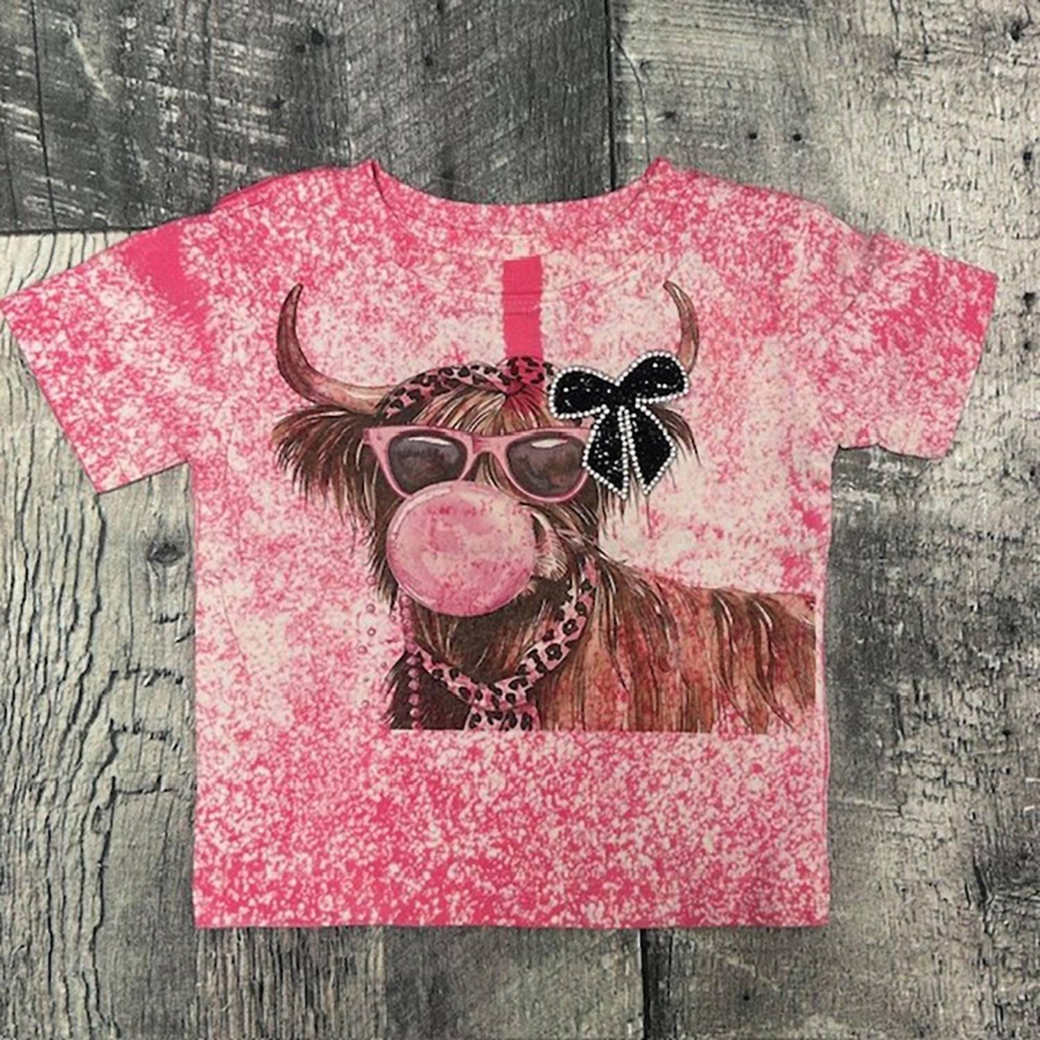 Bratti Mati - Infant Toddler Highland Cow Tee