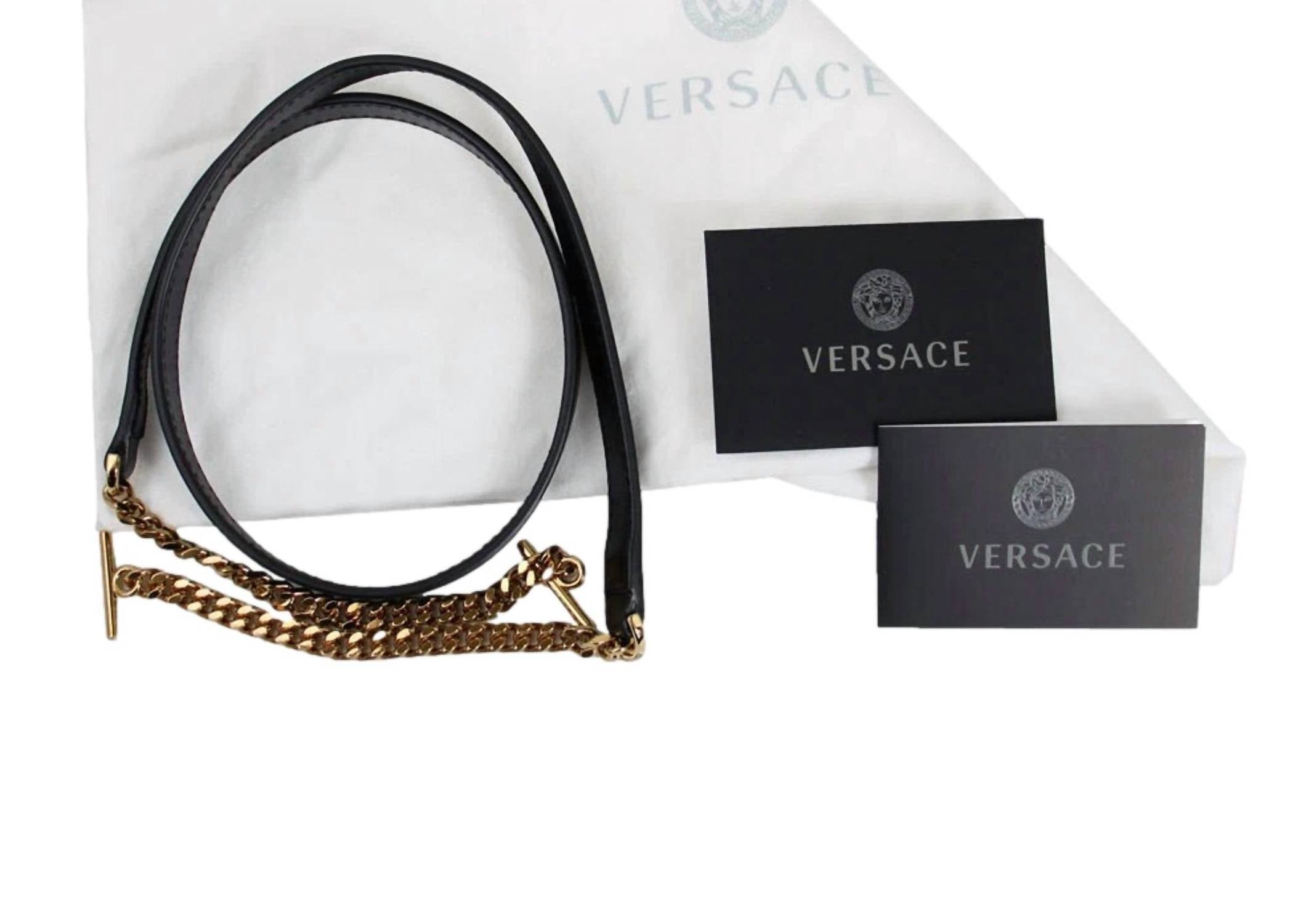 Versace - Women's La Medusa Half Moon Hobo Shoulder Crossbody Bag