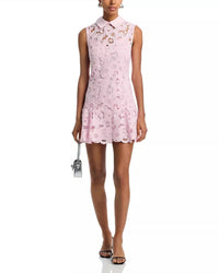Self-Portrait - Lace Collared Dress