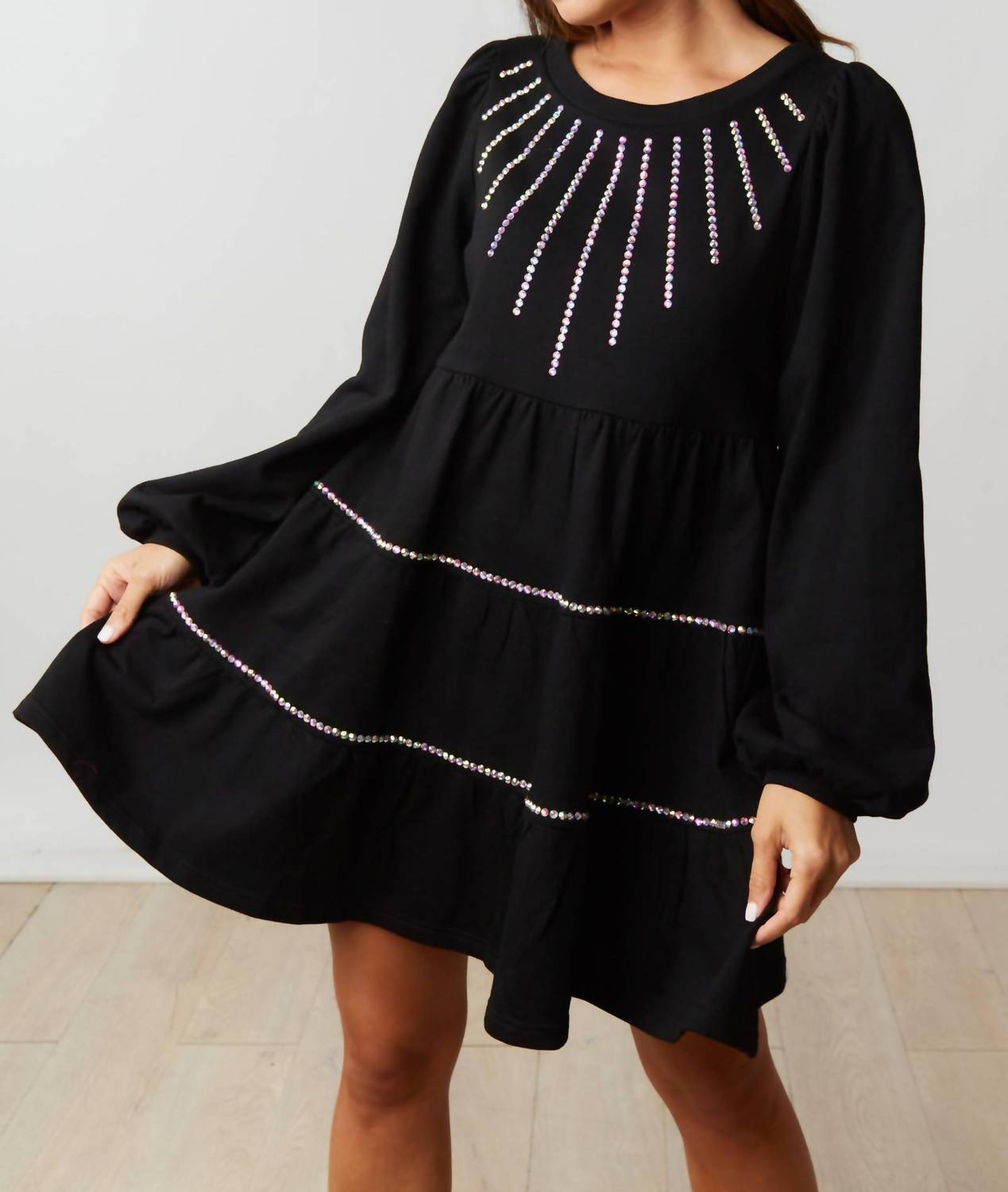 Fantastic Fawn - Starlight Long Sleeve Mini Dress