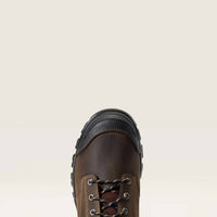 ARIAT Women's Treadfast H20 Work Hiker Boot in dark brown - women's shoe - detail view