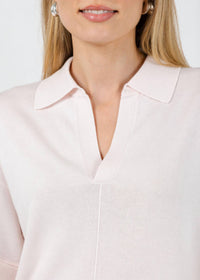 Repeat Cashmere - Split Neck Polo