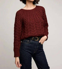 Gentle Fawn Lorenzo Sweater in mahogany - women's sweater
