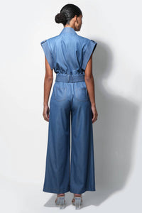 Adelyn Rae - Talia Contrast Stitch Jumpsuit