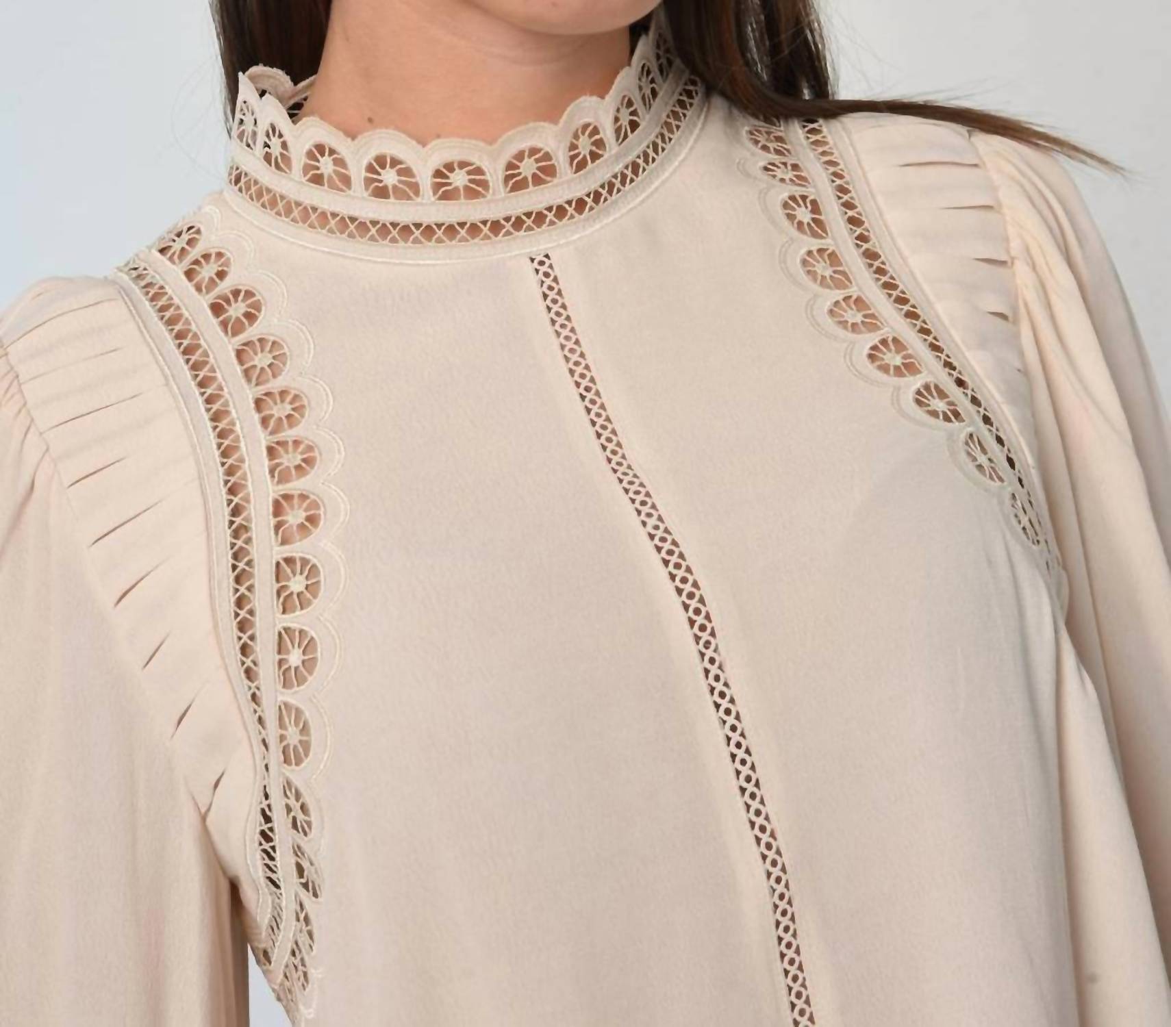 Love The Label - Fiona Lace Long Sleeve Top