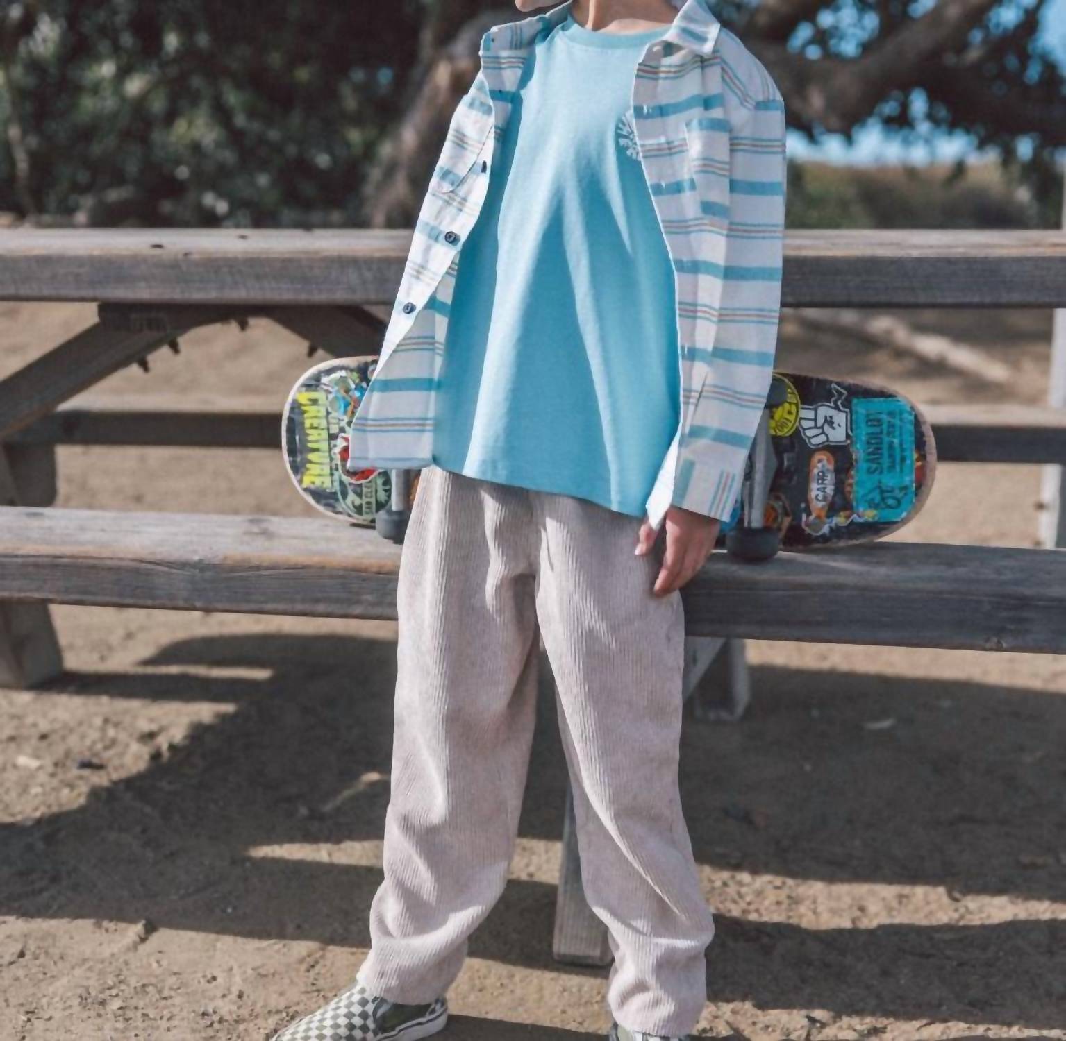 feather 4 arrow Camden Corduroy Pant in birch - kids' joggers