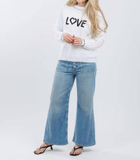 Pure Amici - Love Crew Neck Sweater