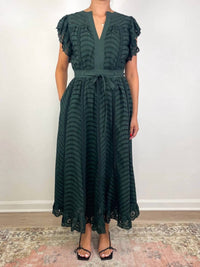 Ulla Johnson - Olga Flutter Sleeve Midi Dress