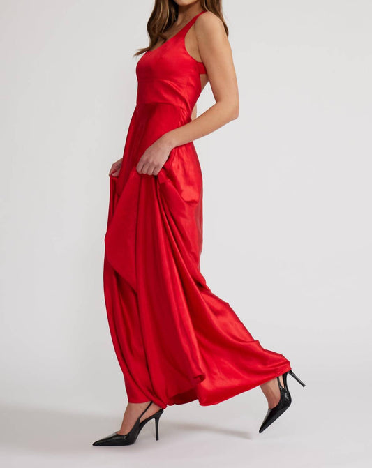 Lucy Paris - Nova Satin Maxi Dress