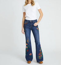 Driftwood - Ombre Etched Eva Jeans