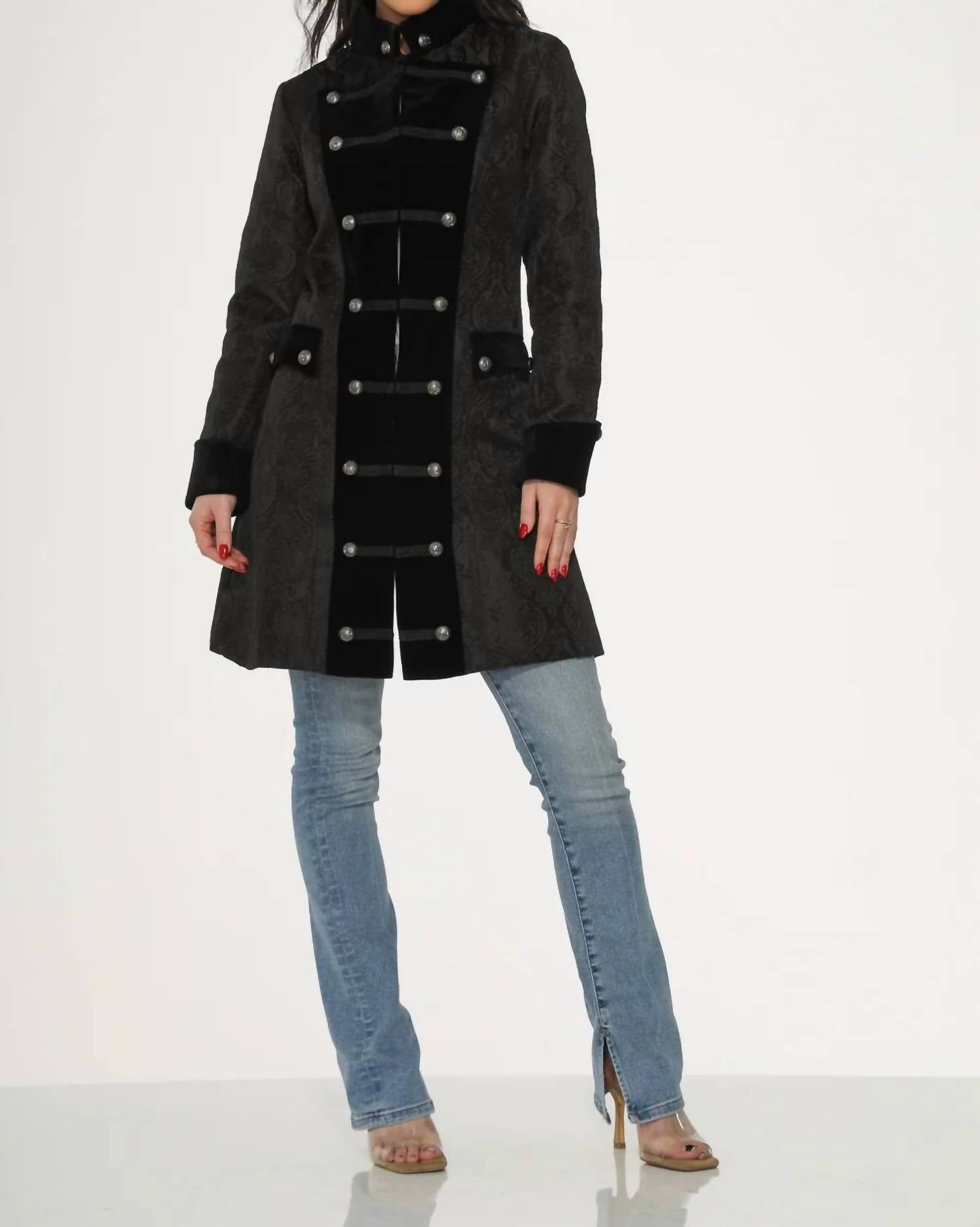 Orchid Bloom - Pirate Long Coat