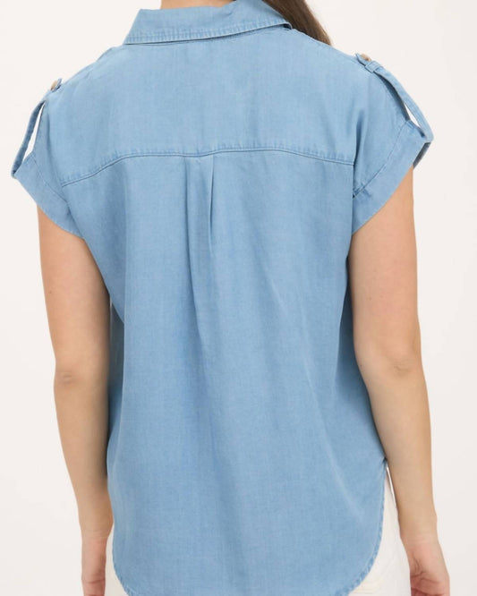 Blu Pepper - Leah Chambray Camp Shirt