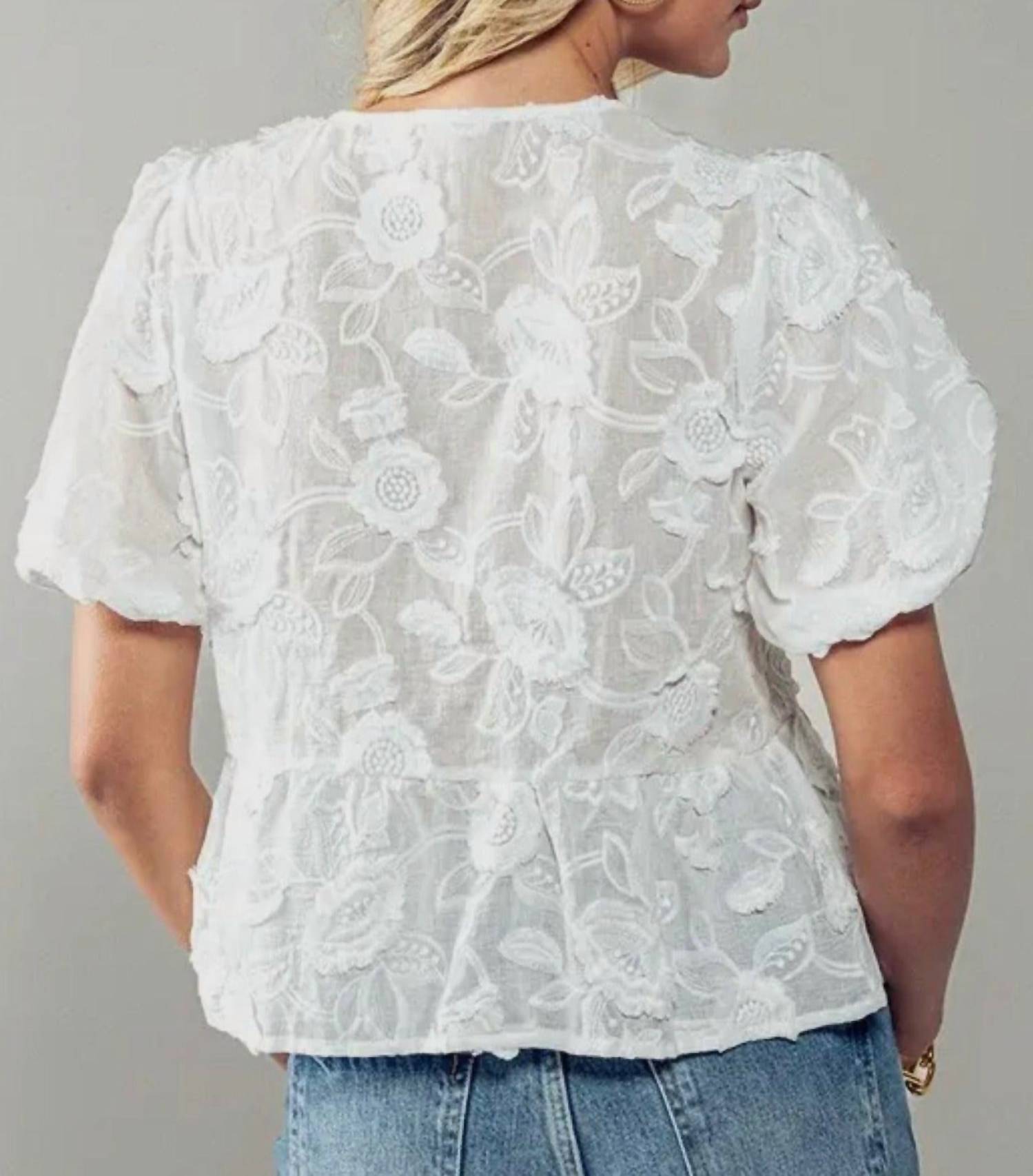 Urban Daizy - Grace Puff Sleeve Top
