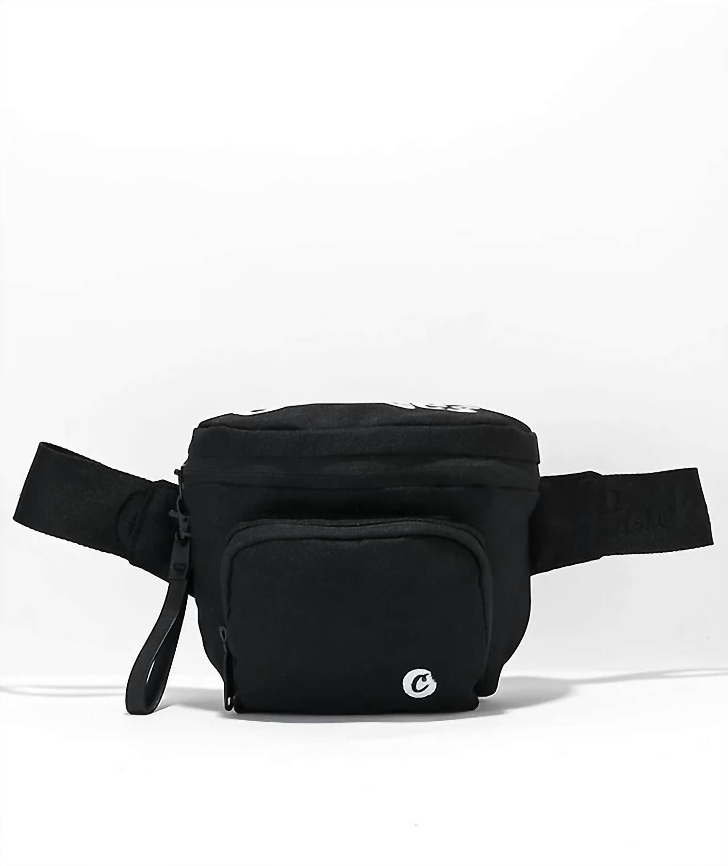 Cookies Men's Smell Proof Fanny Pack Back in black - men's bag - alternate view