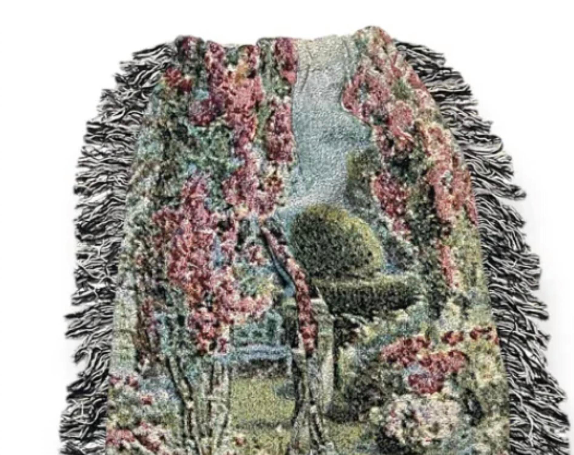 MARQ THE LABEL Women's The Garden Tapestry Pants in green - women's pants - detail view