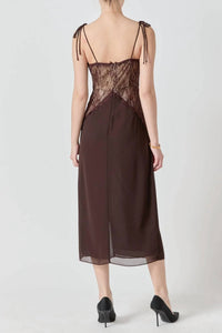 Endless Rose - Lace See Through Midi Dress